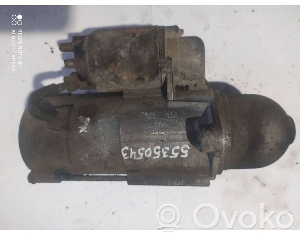 Opel Zafira A Motor de arranque 