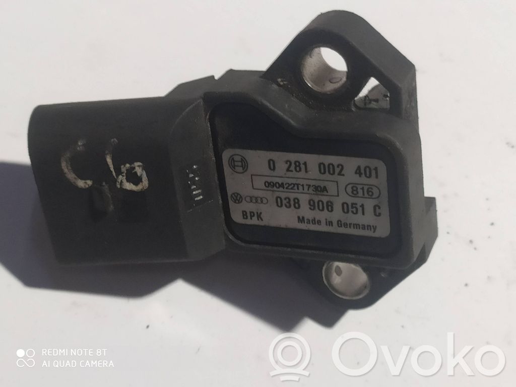 Audi A6 S6 C6 4F Czujnik ciśnienia powietrza 
