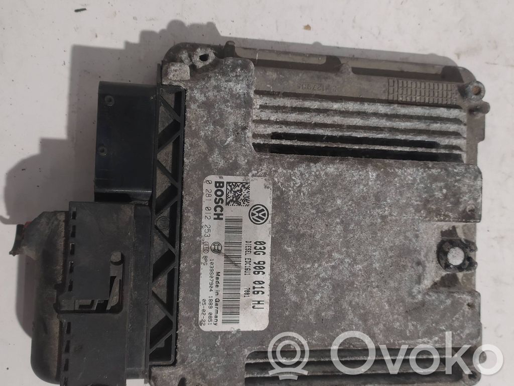 Engine control unit/module   03G906016HJ,0281012253