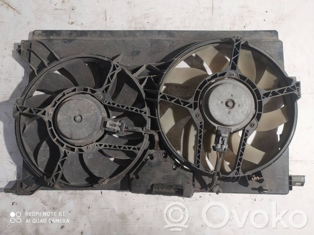 Opel Vectra C Radiator cooling fan shroud 
