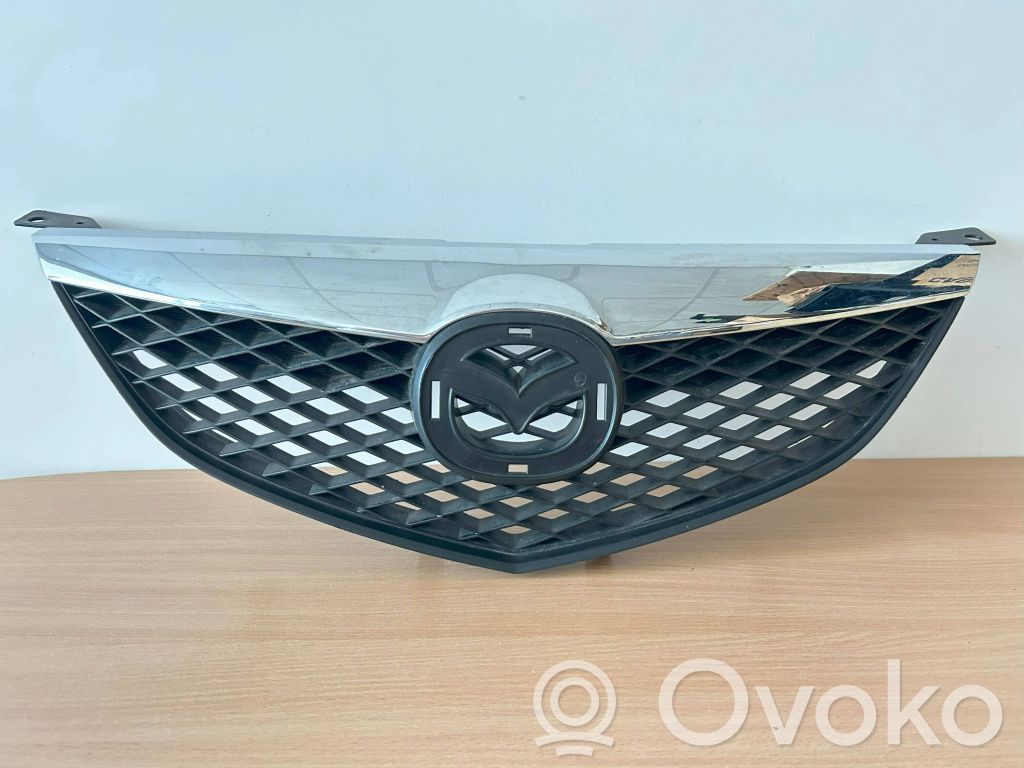 Mazda 6 Etupuskurin ylempi jäähdytinsäleikkö 