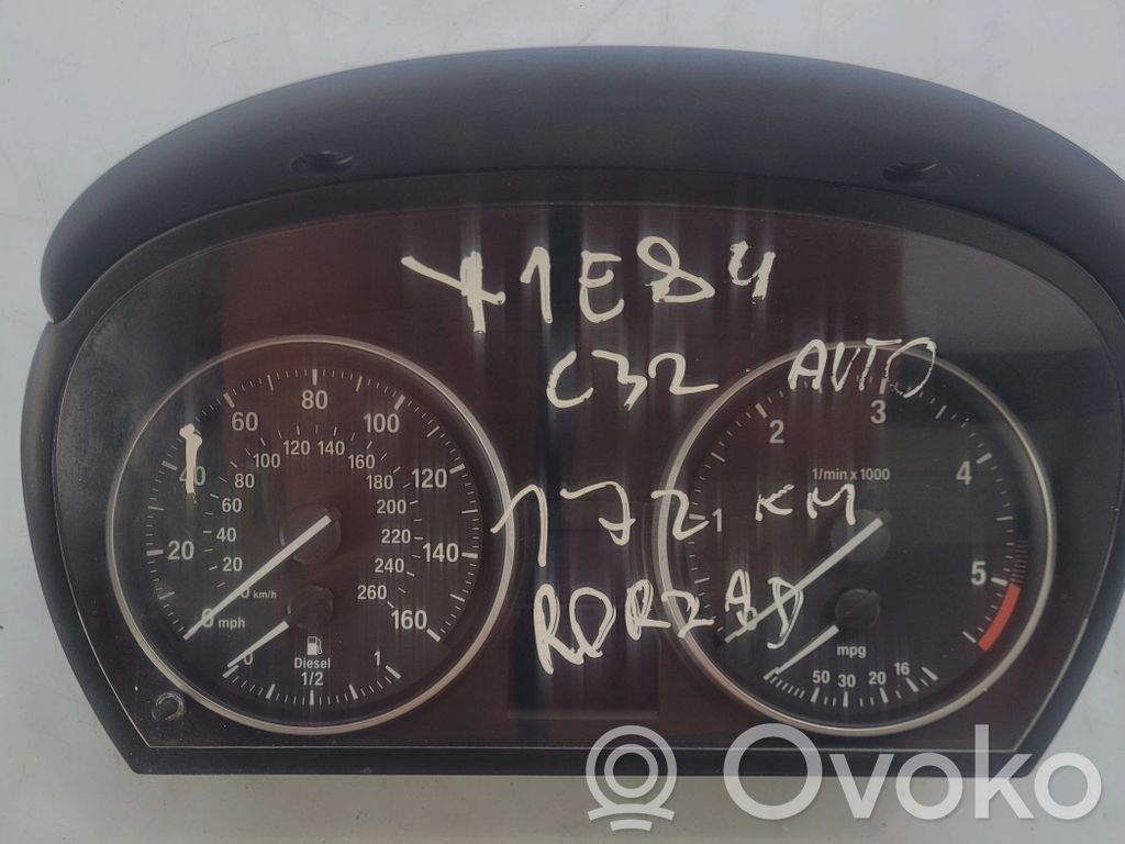 BMW X1 E84 Compteur de vitesse tableau de bord 