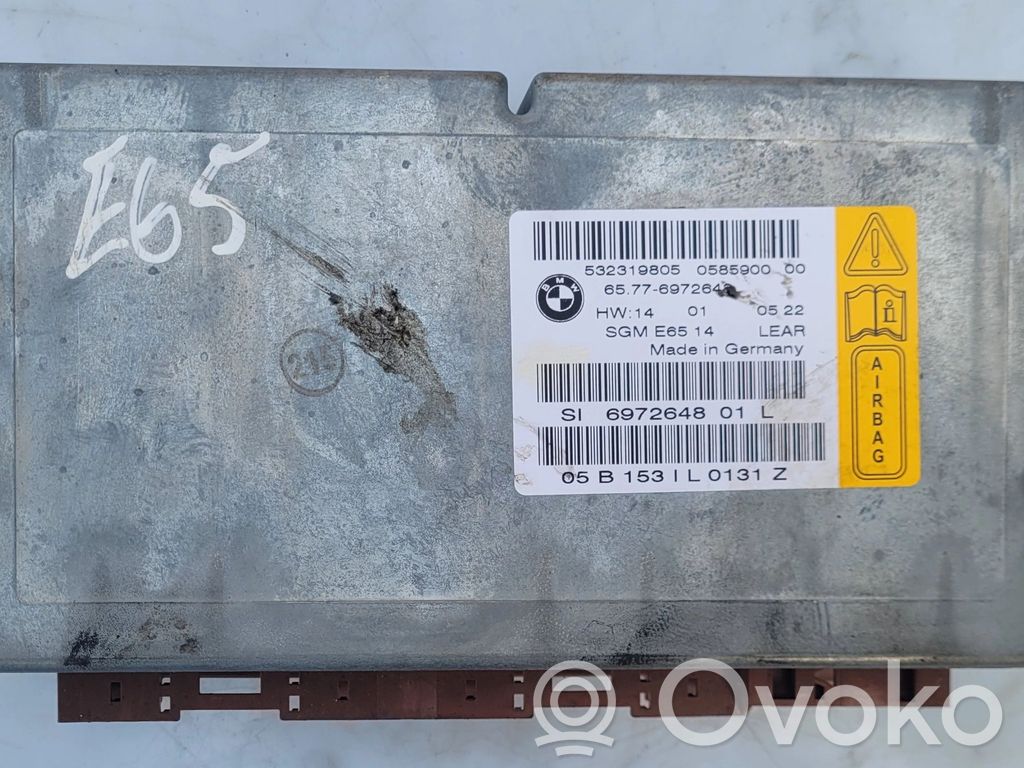 BMW 7 E65 E66 Airbagsteuergerät 