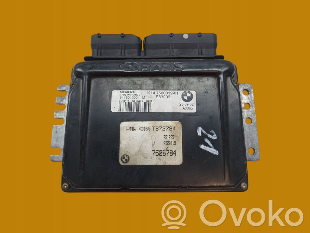 Mini One - Cooper R50 - 53 Engine control unit/module 