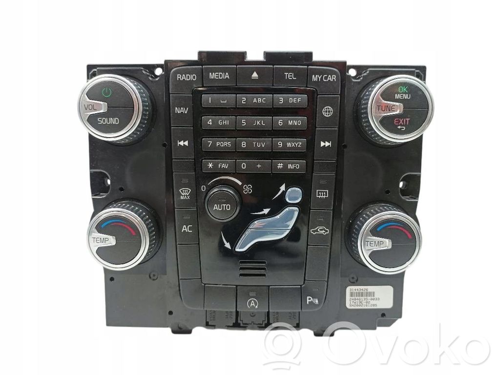 Volvo V60 Central console control unit 