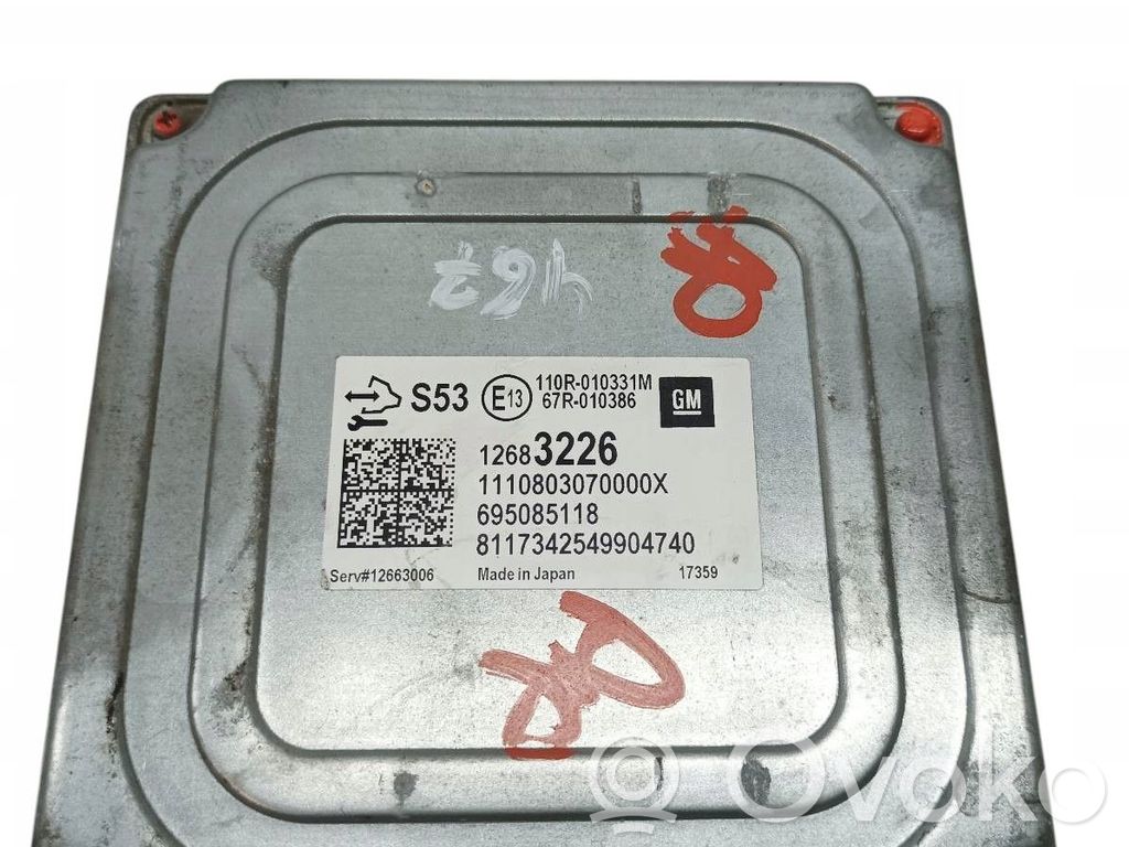Opel Corsa E LP gas control unit module 
