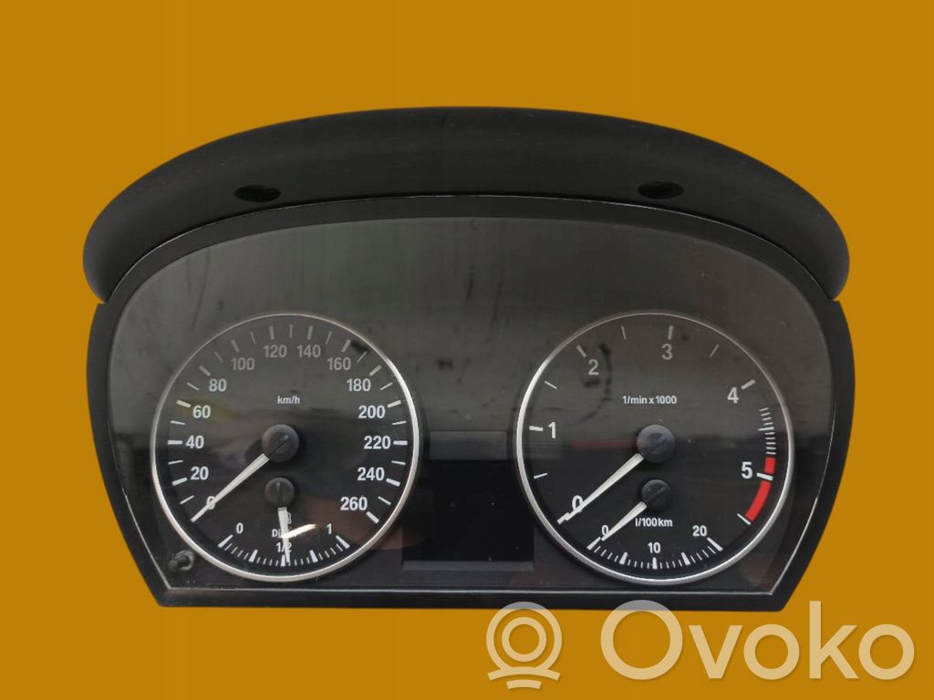 BMW 3 E90 E91 Speedometer (instrument cluster) 