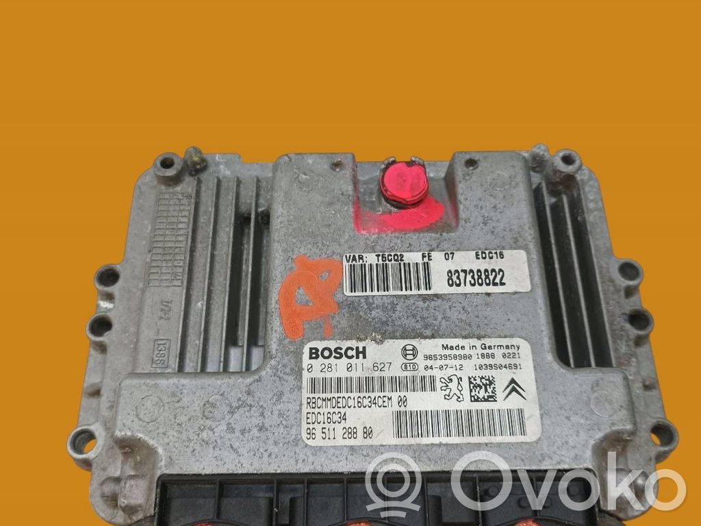 Citroen C4 I Engine control unit/module 