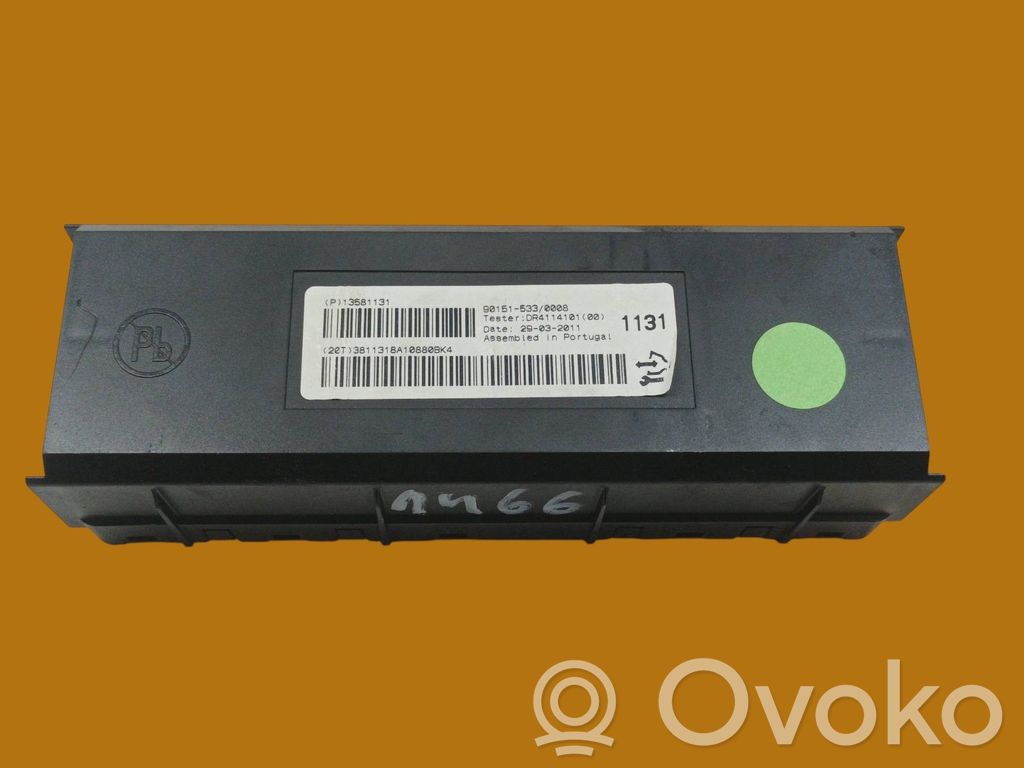 Opel Astra J Autres unités de commande / modules 