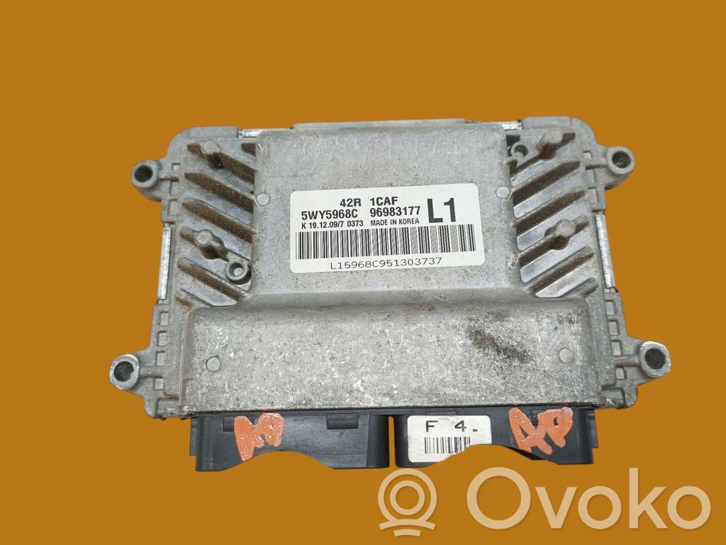 Chevrolet Aveo Sterownik / Moduł ECU 
