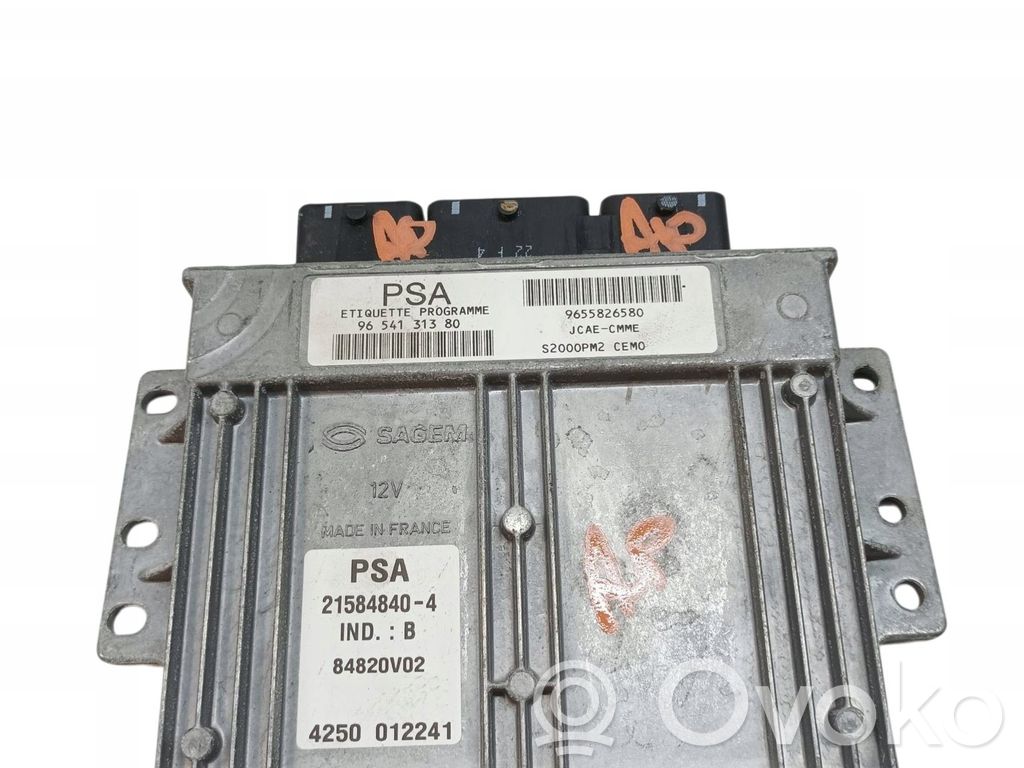 Peugeot 407 Engine control unit/module 