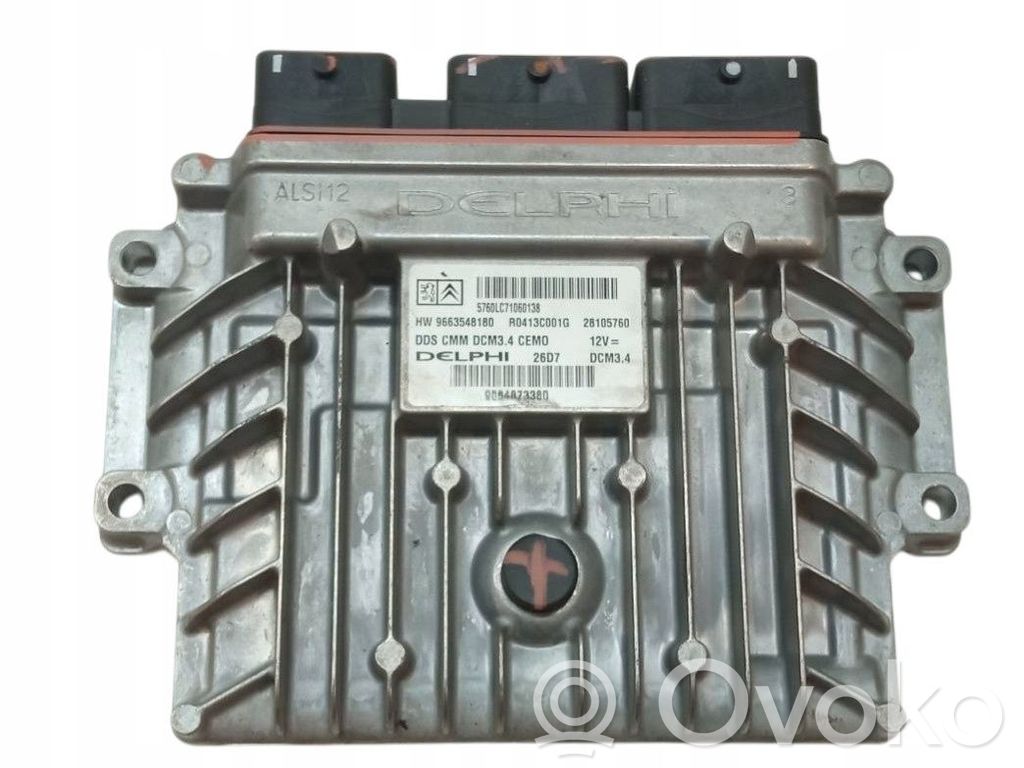 Peugeot 407 Engine control unit/module 