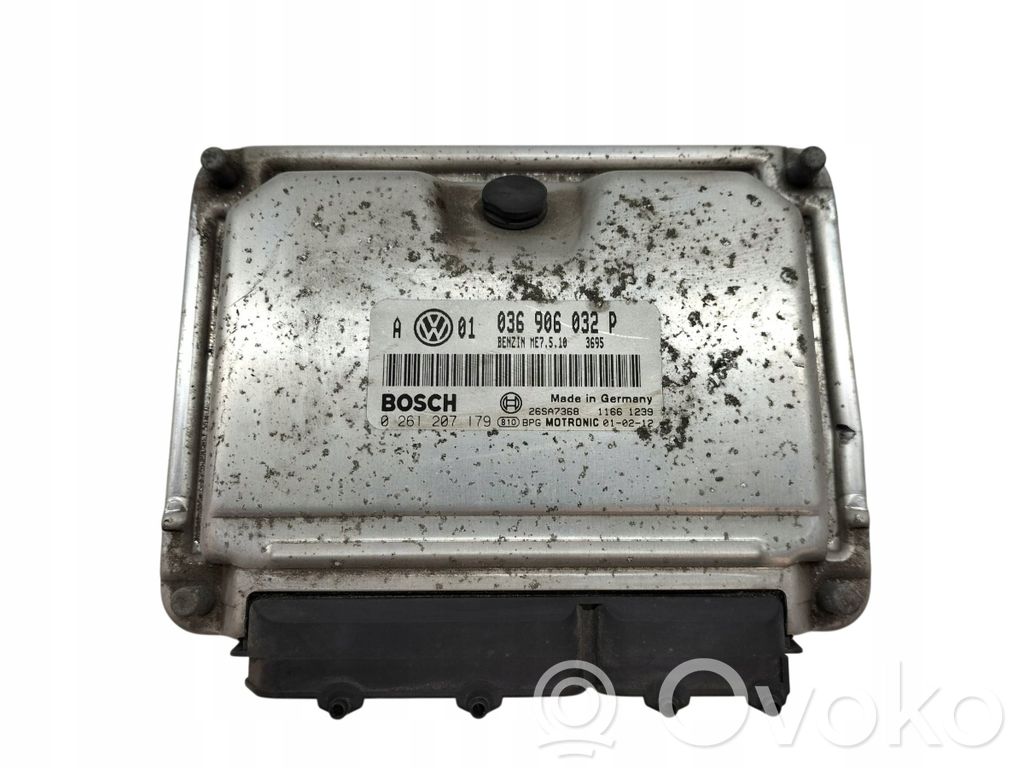 Engine control unit/module   036906032P,0261207179,74KM
