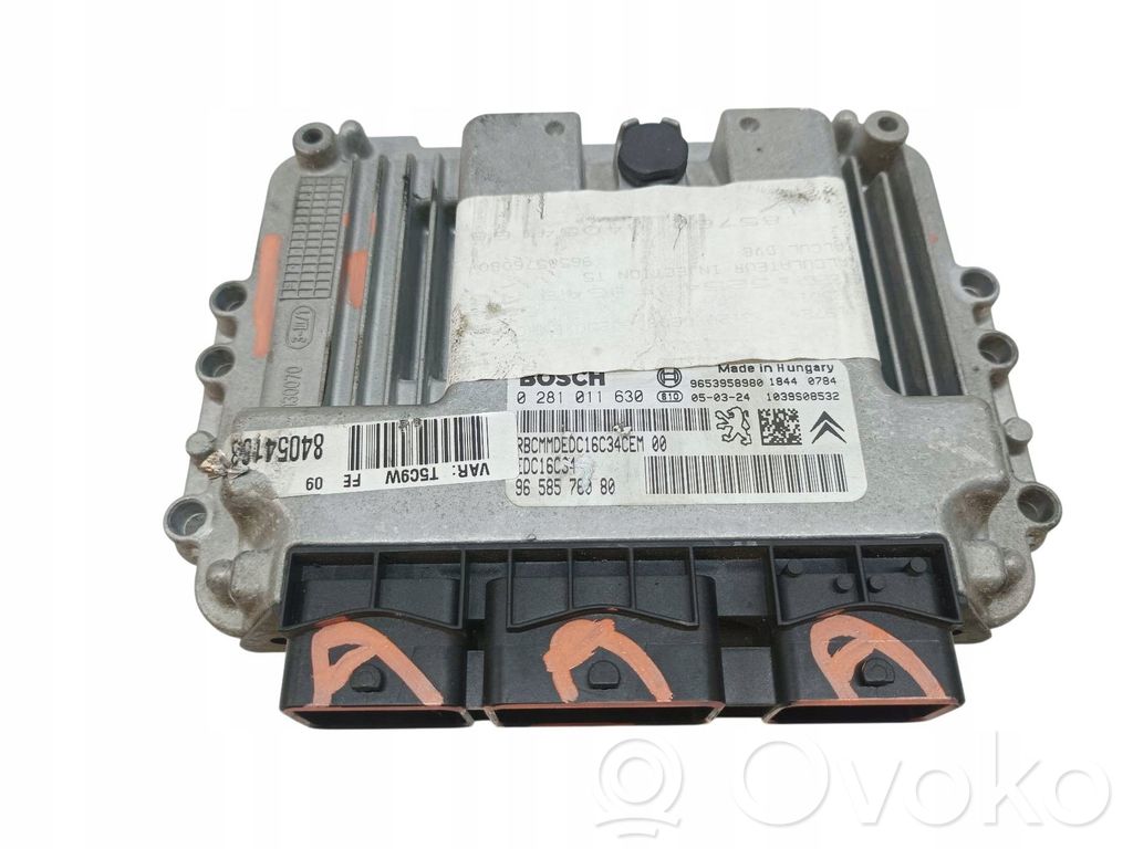 Engine control unit/module   0281011630,9658576080,HDI