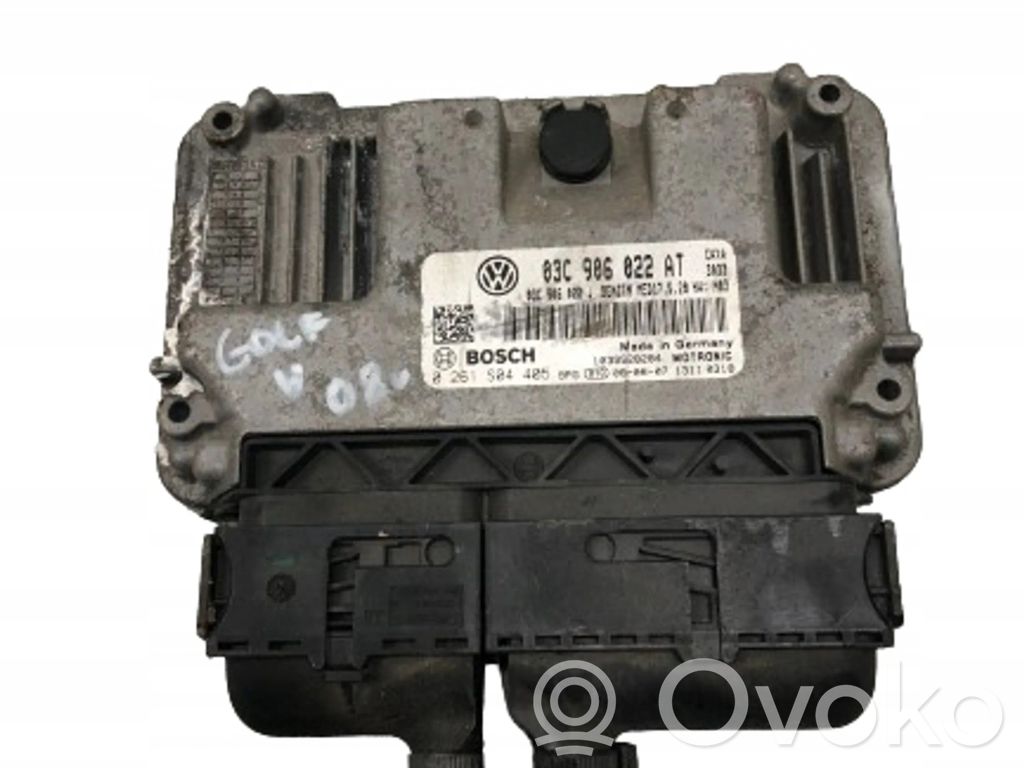Volkswagen Golf V Engine control unit/module 