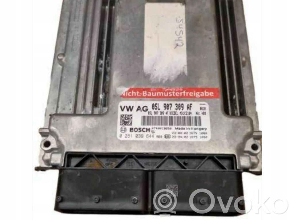 Engine control unit/module   05L907309AF,0281039644,05L907309AE,ACW14155