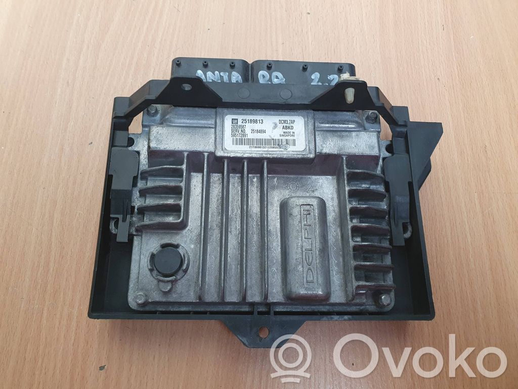 Engine control unit/module   25189813,28359587,25184894