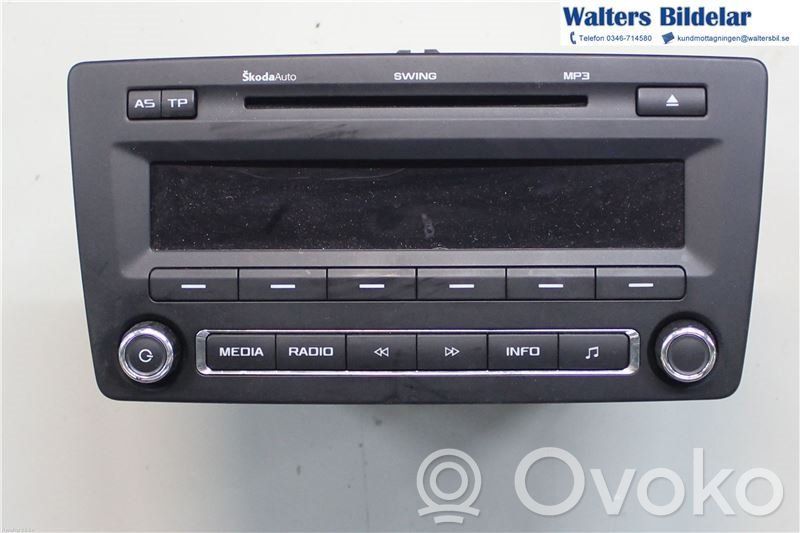 Skoda Yeti (5L) Panel / Radioodtwarzacz CD/DVD/GPS 