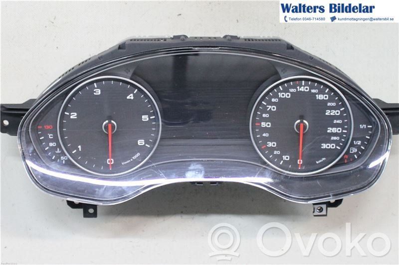 Audi A6 S6 C7 4G Speedometer (instrument cluster) 