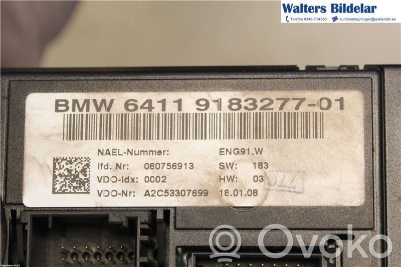 BMW 1 E82 E88 Climate control unit 