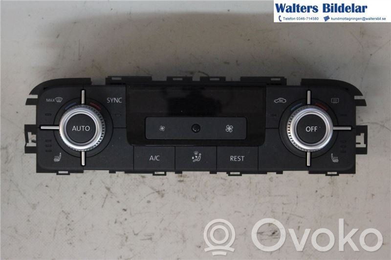 Volkswagen Touareg II Panel klimatyzacji 