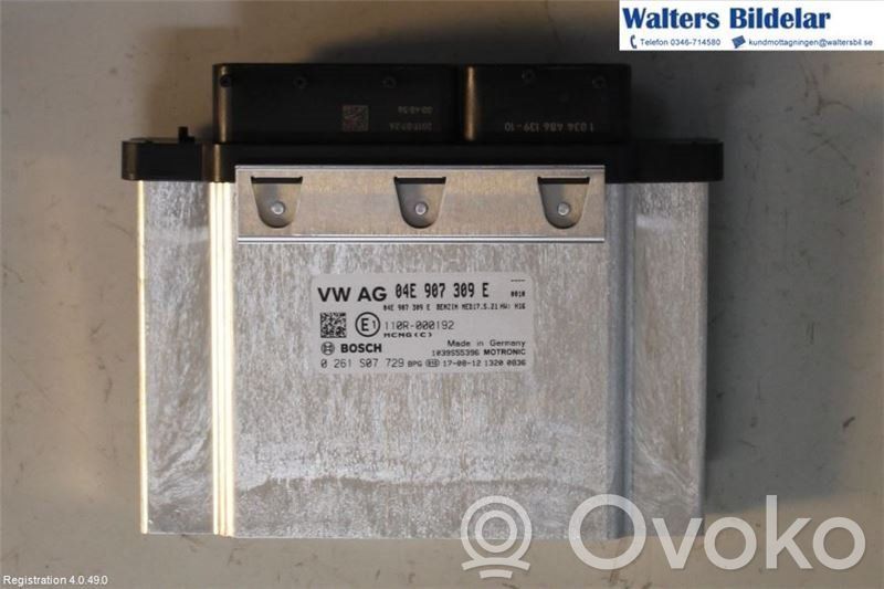 Injection control unit/module   04E906016ER,0261S07729,04E907309E