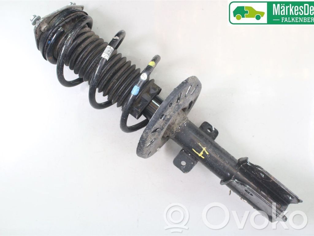 Front shock absorber with coil spring