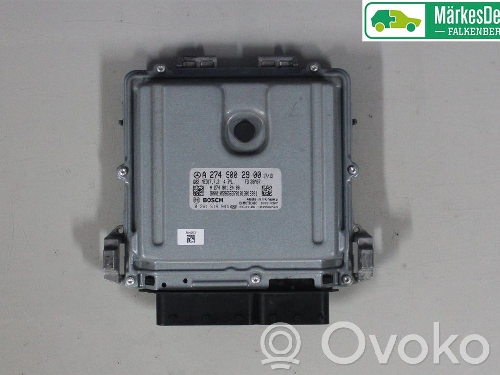 Mercedes-Benz C W205 Unité de commande / module d'injection 