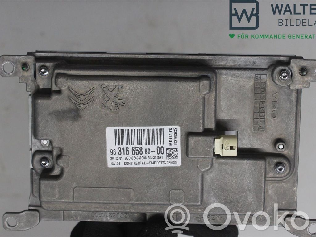 Peugeot Expert Unidad delantera de radio/CD/DVD/GPS 