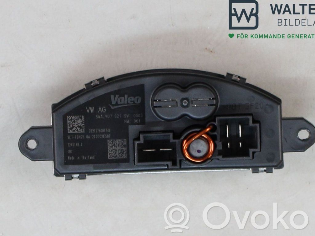 Audi A3 8Y Motorino ventola riscaldamento/resistenza ventola