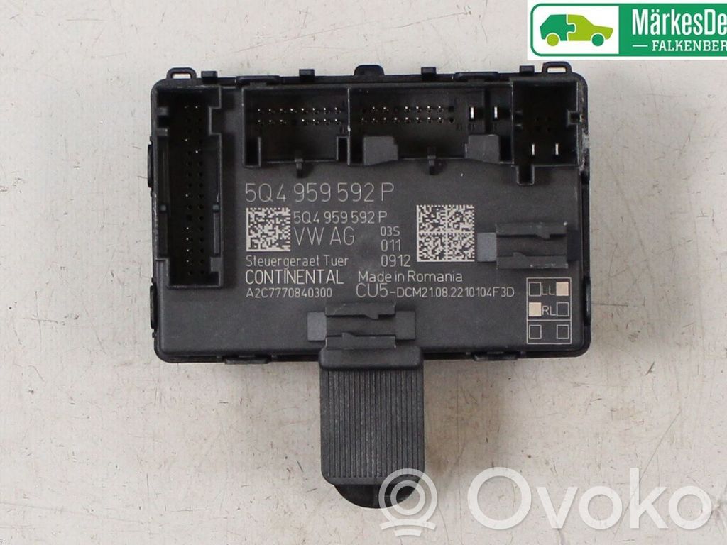 Skoda Superb B8 (3V) Centralina/modulo portiere