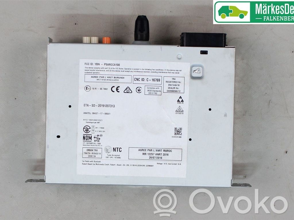 Citroen C3 Panel / Radioodtwarzacz CD/DVD/GPS 