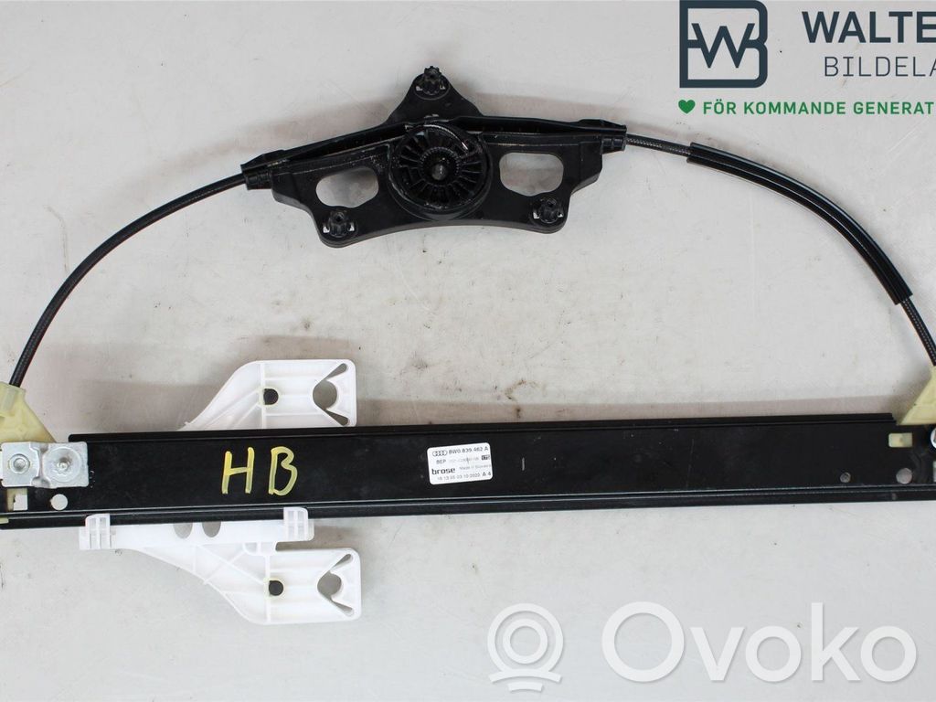 Audi A4 S4 B9 8W Macara geam față fără motor 