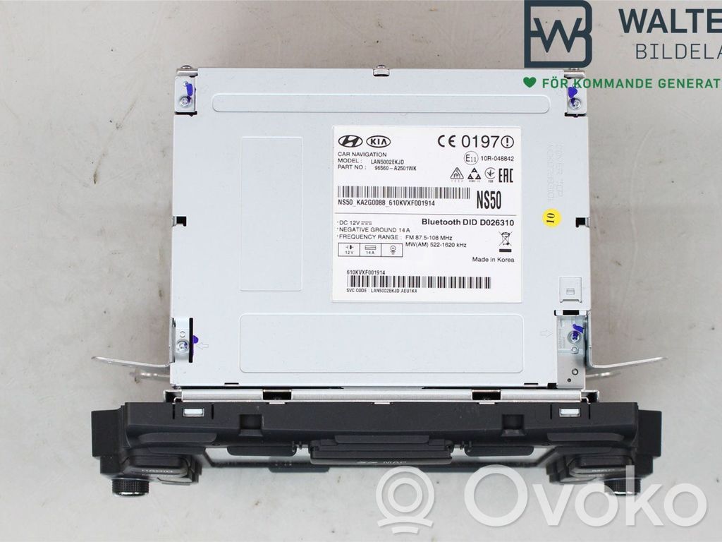 KIA Ceed Radio/CD/DVD/GPS-pääyksikkö 