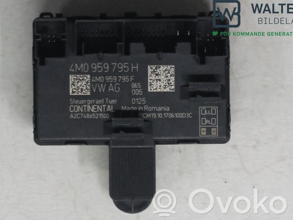 Audi Q7 4M Centralina/modulo portiere 