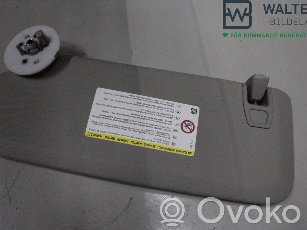 Opel Astra J Sun visor 