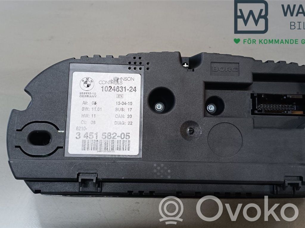 BMW X3 E83 Spidometrs (instrumentu panelī) 