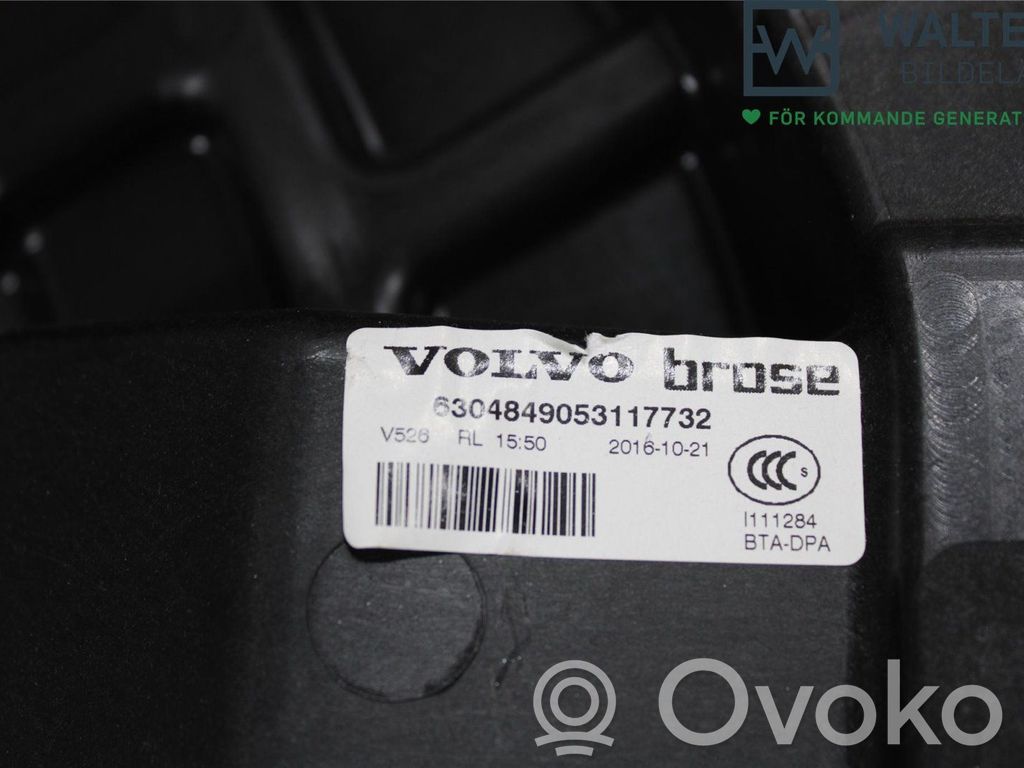Volvo XC90 Meccanismo di sollevamento del finestrino anteriore senza motorino 