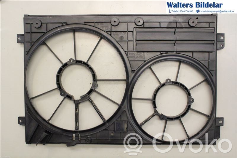 Volkswagen PASSAT B7 Suport ventilator radiator 