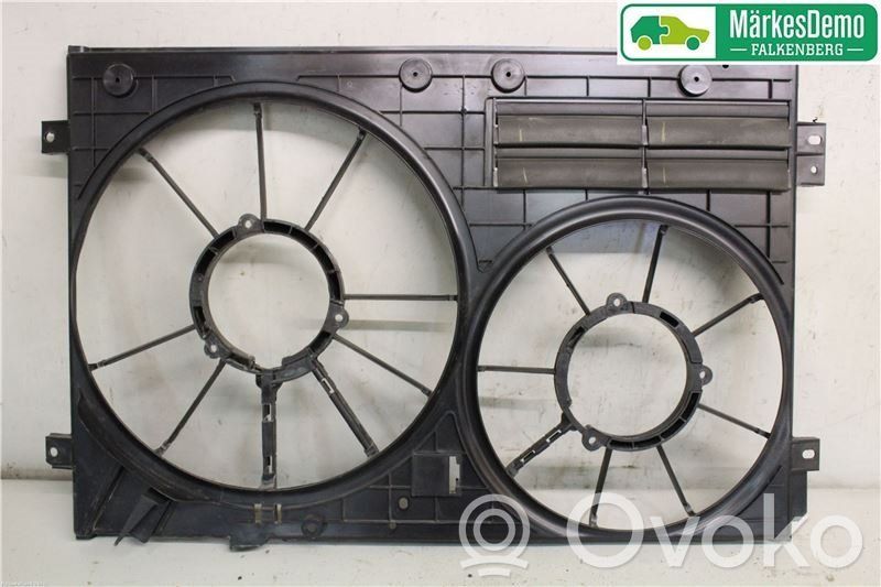 Volkswagen Golf VI Aro de refuerzo del ventilador del radiador 