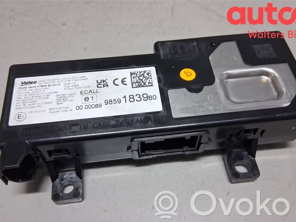 Peugeot 208 II Otras unidades de control/módulos 