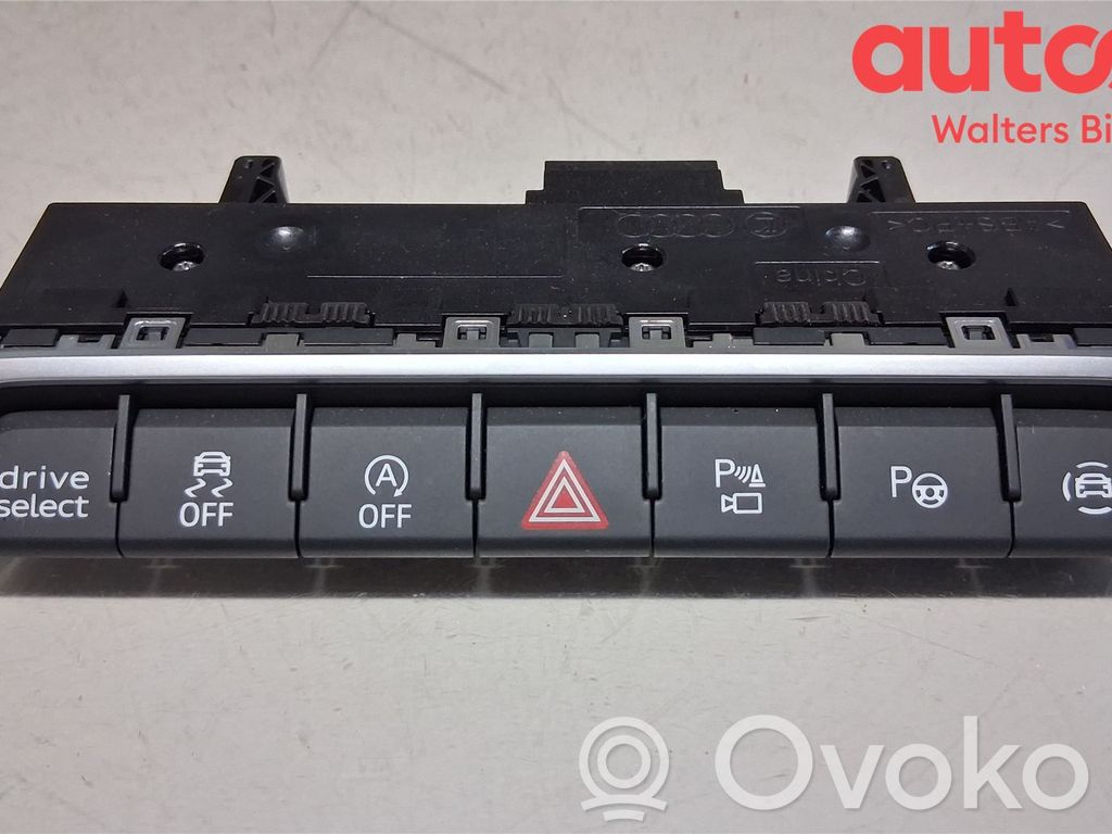 Audi A3 S3 8V Botón interruptor de luz de peligro 