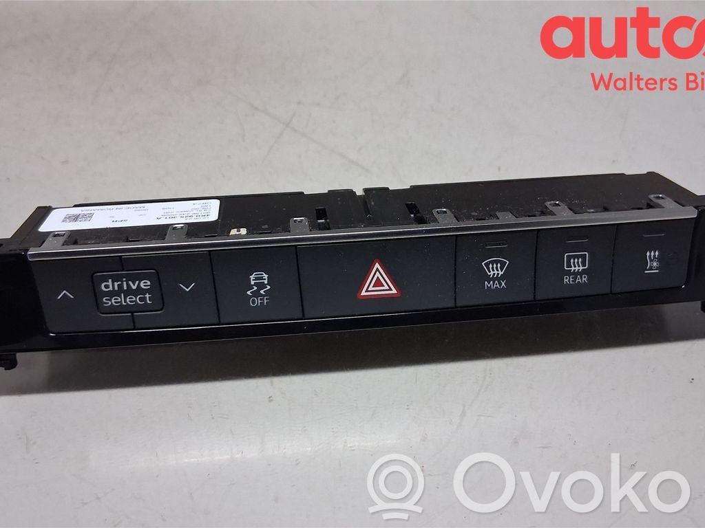 Audi A6 S6 C8 4K Botón interruptor de luz de peligro 