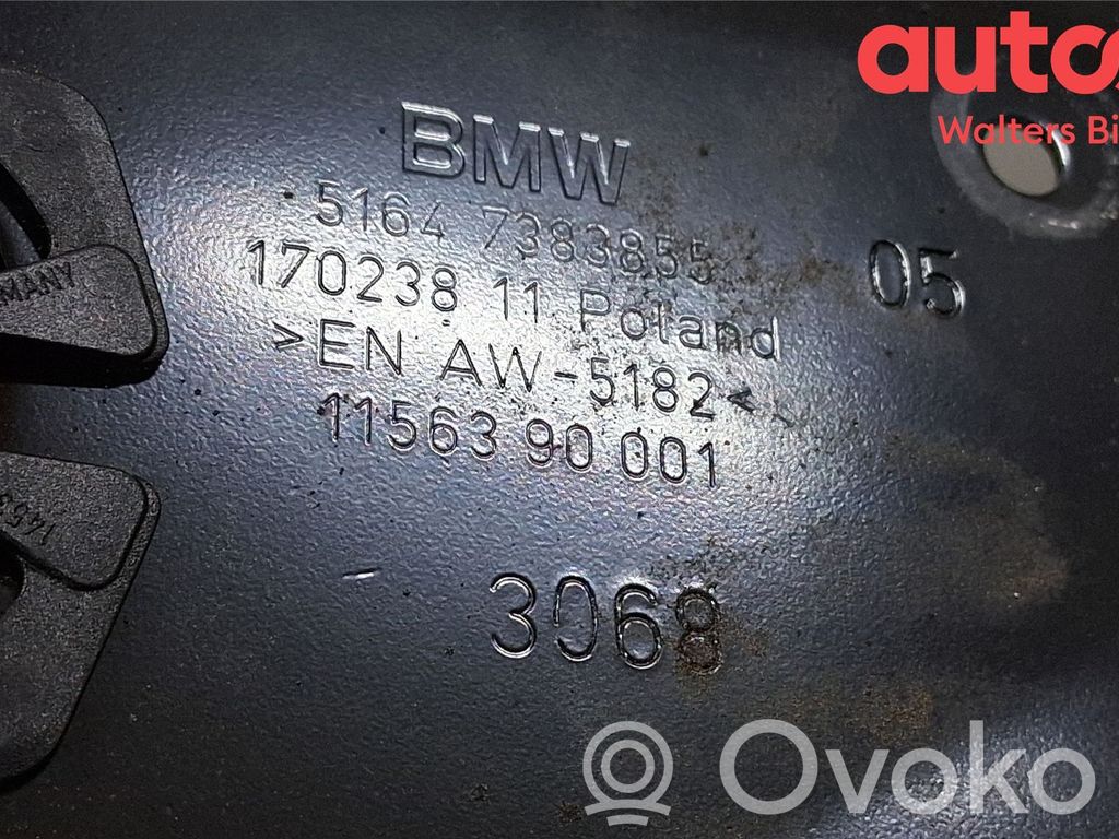 BMW 5 G30 G31 G38 Staffa del pannello di supporto del radiatore parte superiore 