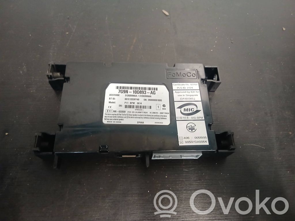 Unidad de control/módulo de bluetooth   7G9N10D893AG,31282098AA