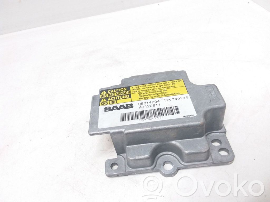 Saab 9-5 Airbag control unit/module 