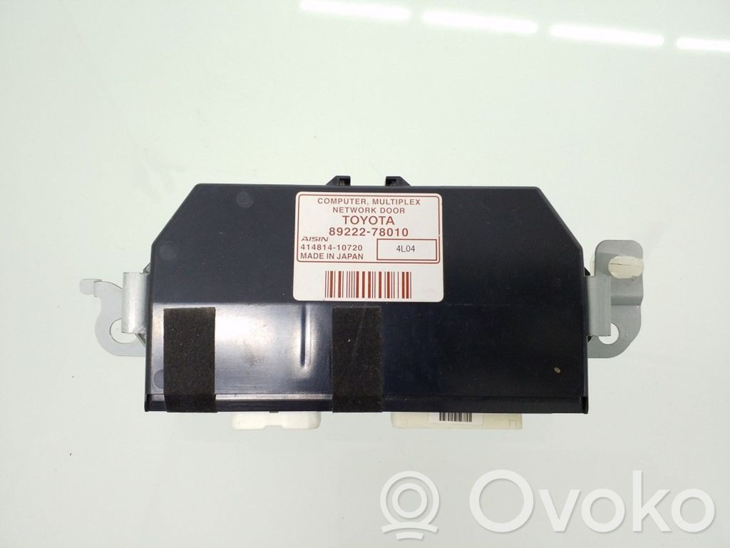 Toyota Corolla E140 E150 Other control units/modules 