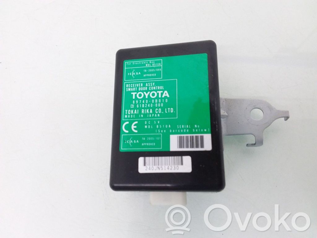 Toyota Yaris Oven ohjainlaite/moduuli 