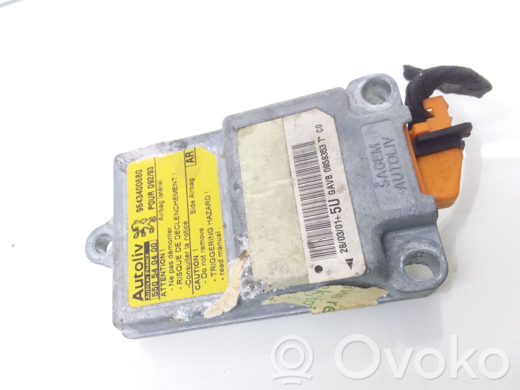 Peugeot 406 Airbag deployment crash/impact sensor 