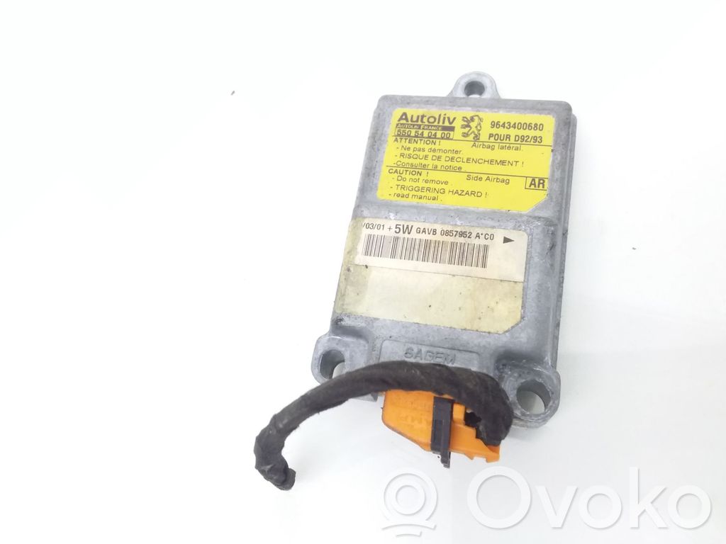 Peugeot 406 Airbag deployment crash/impact sensor 